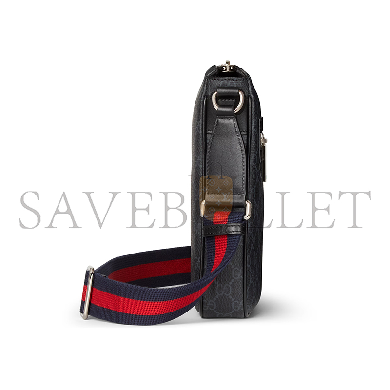 G*u*i gg black small messenger bag ‎‎792082 (23.5*21*4.5cm)